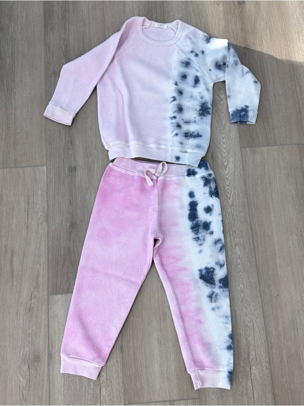COZII USA long sleeve and pants set girls size 5 pink